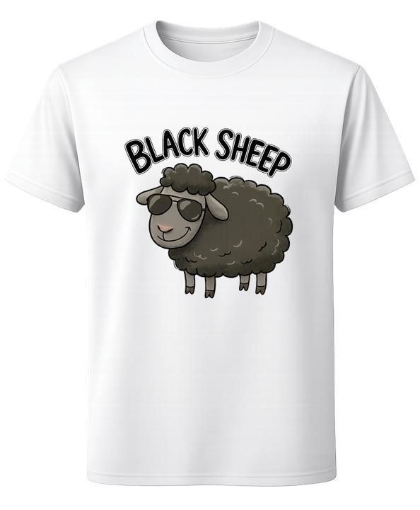Black Sheep Unisex T-Shirt Funny Rebel Sheep Graphic Tee