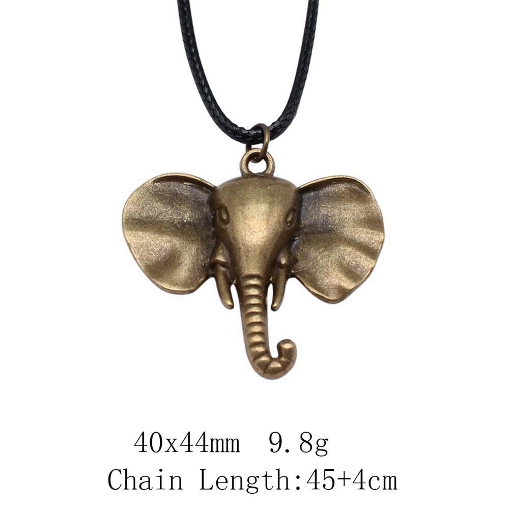 Новинки Чокеры Ожерелья Для Женщин Ожерелье С Слоном И Лошадью Кожаная Цепочка 45см Сувенирные Подвески На Шею
