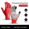 Vilico Spring/Summer Full-Finger Cycling Gloves: Anti-Slip, Wear-Resistant, Breathable, Shock-Absorbing, Touchscreen Compatible.