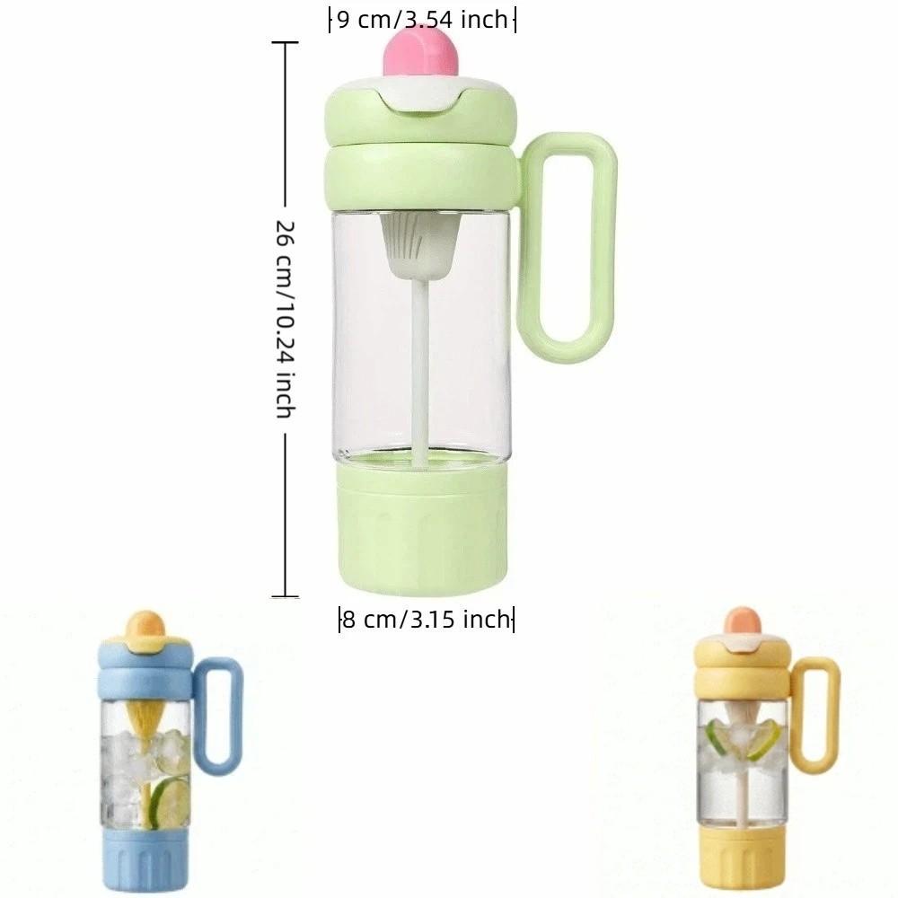 Leak-proof Sports Water Bottle Large Capacity Tea-water Separation Cup Tea Partition Cup  Travel