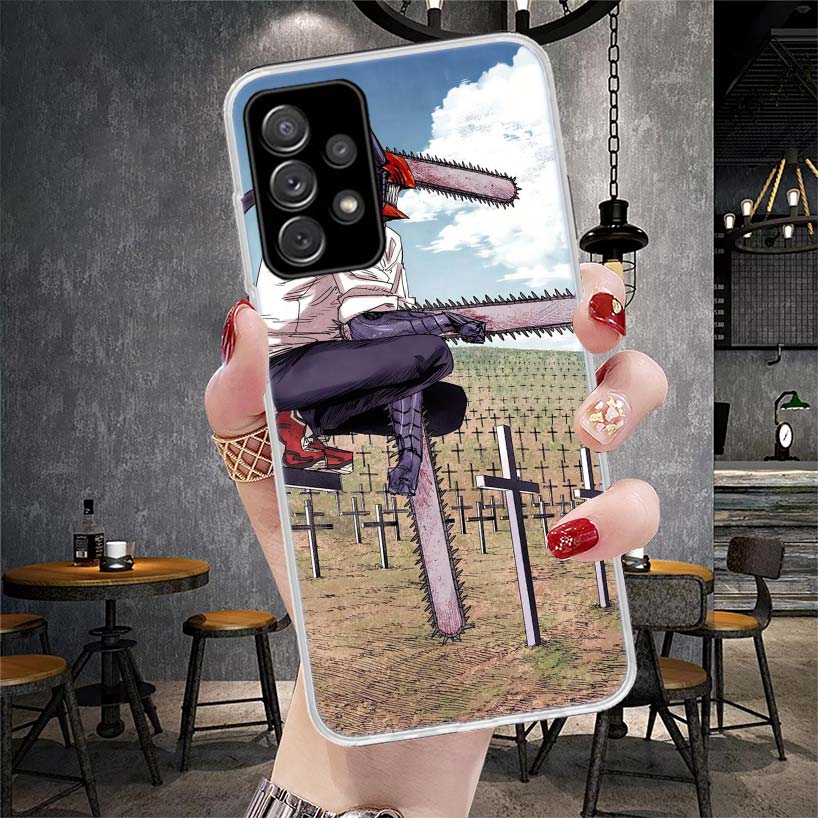 C-Человек-бензопила Дэнджи Мягкий чехол для телефона для Samsung Galaxy S22 S23 S24 S25 Edge S26 Ultra S20 FE S21 Plus + Fundas Coque Galaxy S2