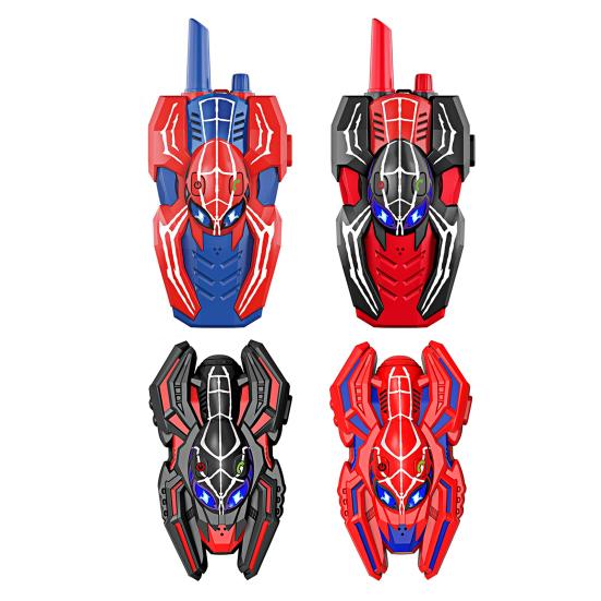 2 шт. Детская игрушка-интерком «Паук» с антенной, дальнего действия, для мальчиков и девочек, для взаимодействия родителей и детей, для использования в помещении и на открытом воздухе, для детей, портативная беспроводная игрушка-интерфон