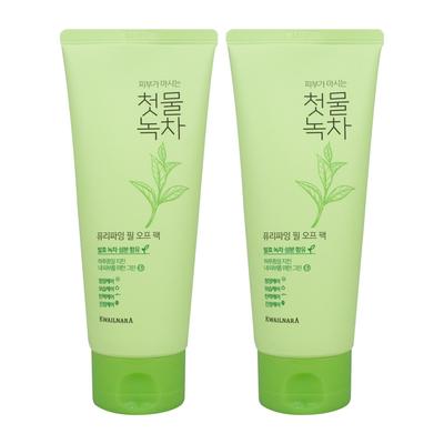 Kwailnara First Water Green Tea Purifying Peel Off Pack 150г 1+1, 1 шт., 2 шт.