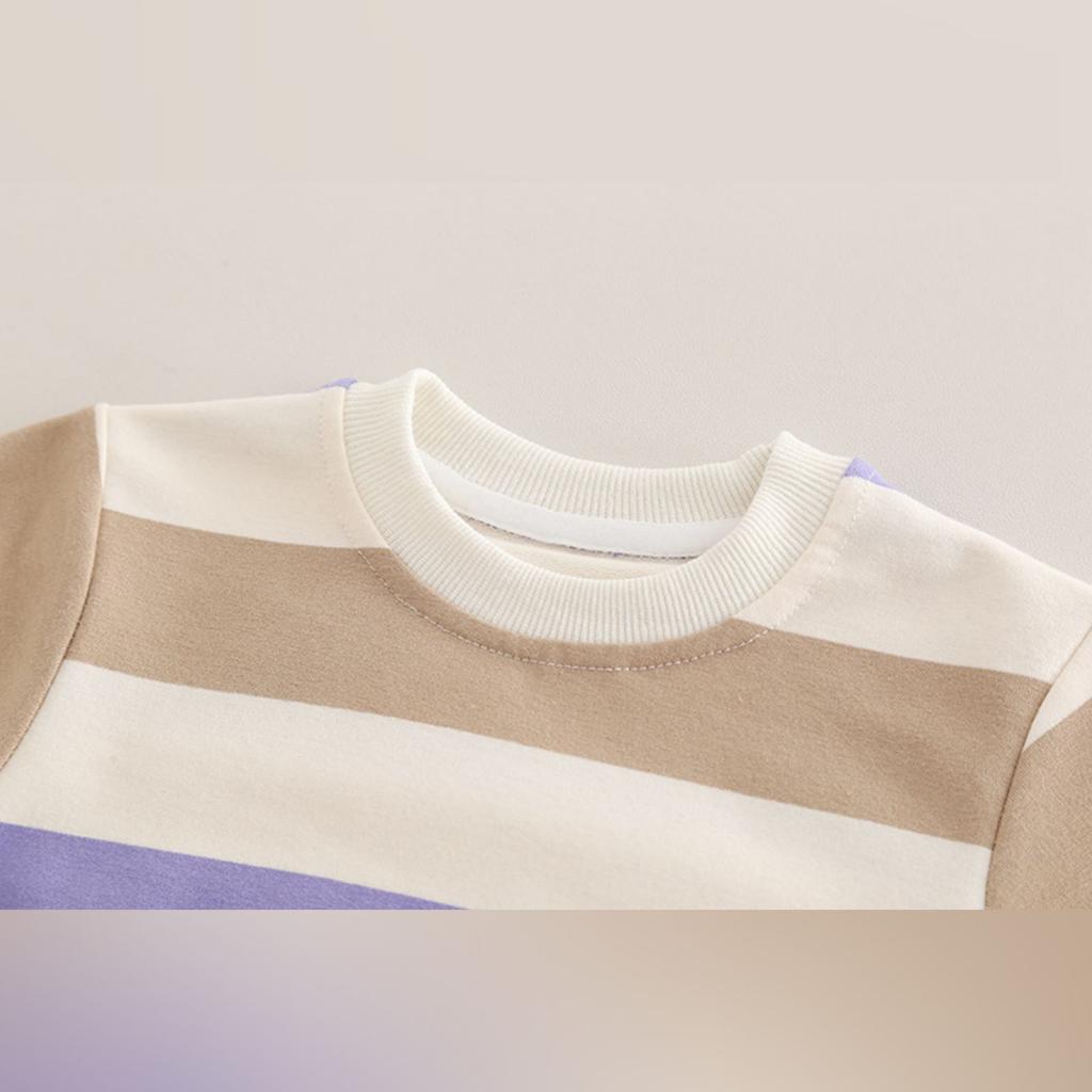 Детский повседневный комплект с длинным рукавом, удобные наряды для повседневной носки