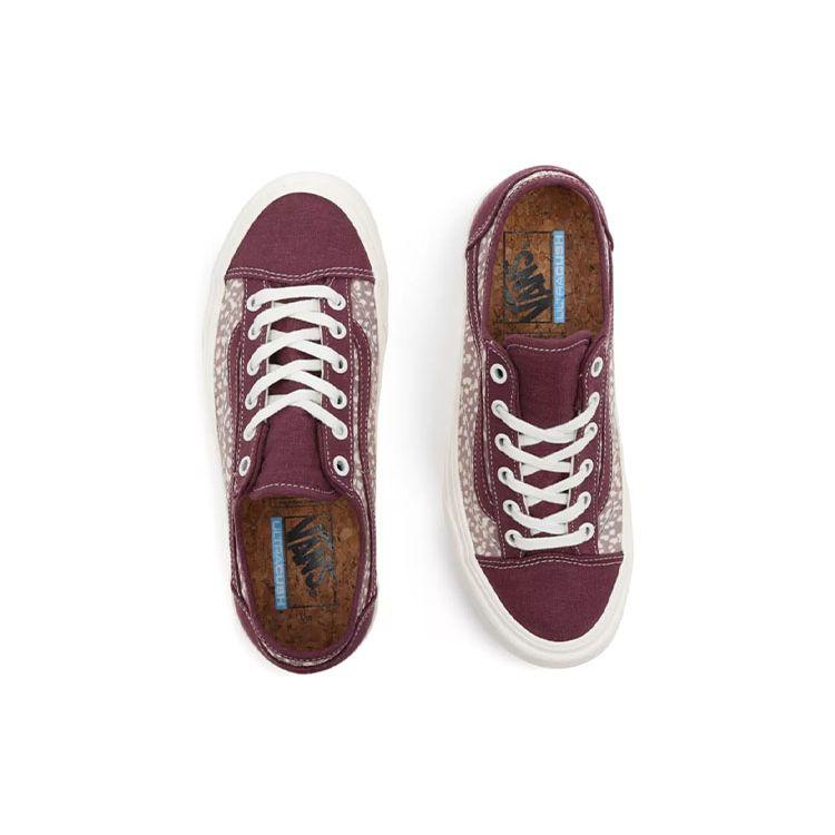 Vans Стиль 36 Эко Теория Декон Сф Низкие Кеды для Скейтбординга Женские Кроссовки Фиолетовый Белый VN0A5HYRB72