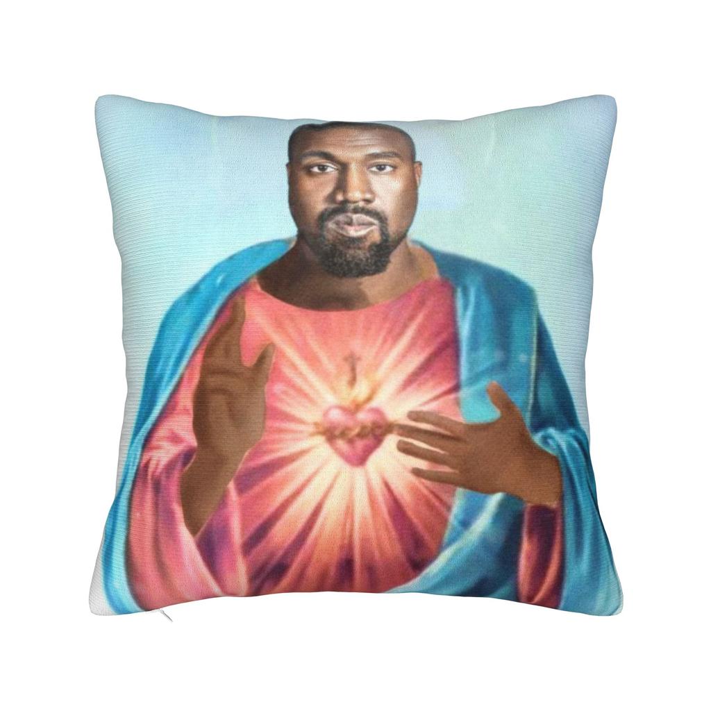 K-kanyes W-wests Забавная Подушка Чехол Аксессуары Мягкая Наволочка Декор Чехол для Подушки-плед Сиденье Разные Размеры
