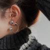 Модные Блестящие Круглые Металлические Серьги для Женщин Девушек Простой Геометрический Модный Дизайн Ювелирные Аксессуары Качественные Подарки