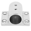 Marine Pipe Rectangle Base Stainless Steel Boat Tube Square Base Boat Hardware Accessories (25mm)