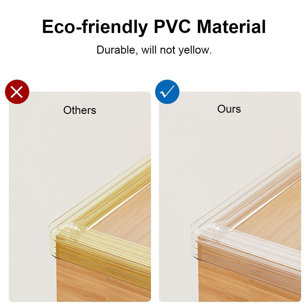 Защитная накладка на уголок мебели от столкновений из ПВХ, невидимая защитная полоса для края стола