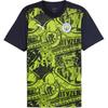 Manchester City Futbol Klubi Seriyasi Ss24 Brend Logotipi Ochiq Havoda Kundalik Sport Crew Neck Pullover Logotipi Madaniyati Qisqa Yengli Futbol Maykasi 777578-14