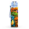 1PC Colorful Dinosaur Group 750ml Color Plastic Sports Water Bottle Leakproof Flip Straw Lid Suitable for Sports Office Home Use