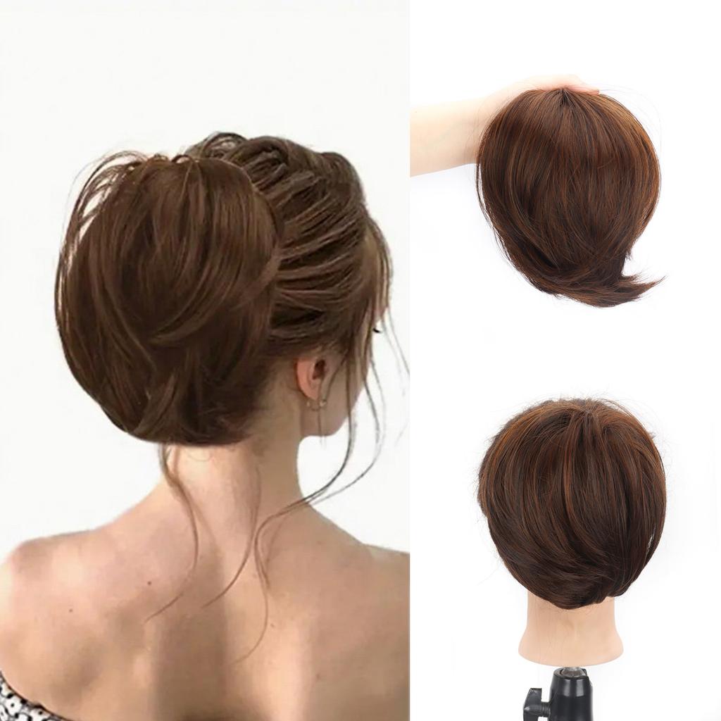 Волосы Пучок Конский Хвост Наращивание Волос Прямой Синтетический Накладной Шиньон Полностью Короткий Конский Хвост Пучок Наращивание Волос Для Женщин Аксессуары Для Волос