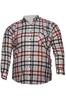 Men's Plus Size Plus Size Shirt Plus Size Long Sleeve Plaid Shirt