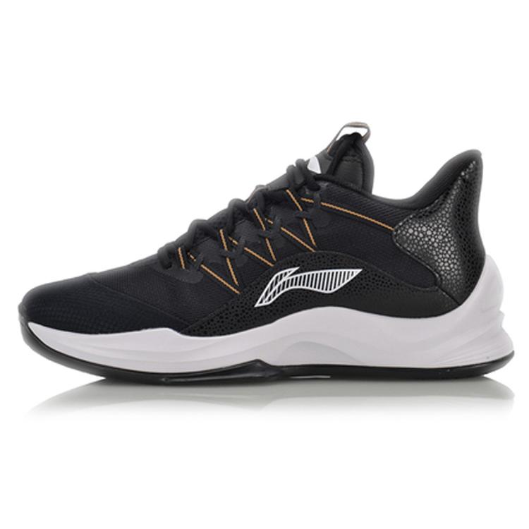 Li Ning Star Speed Конкурентная амортизация Отскок Низкие Баскетбольные кроссовки Унисекс Черный ABAQ009-3