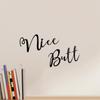 Nice Butt Metal Wall Art Decor, Black Metal Line Wall Art For Bedroom Bathroom Living Room