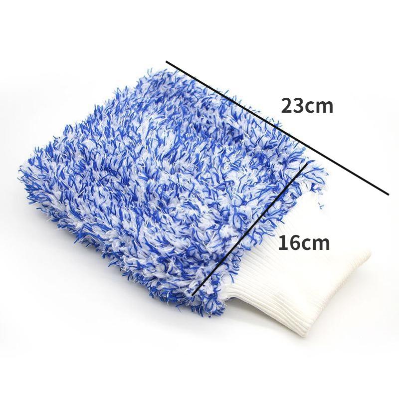 Car Cleaning Gloves Soft Microfiber Wash High Density Scratch Free Gloves Car Wash Car Accessories Accesorios Para Vehículos