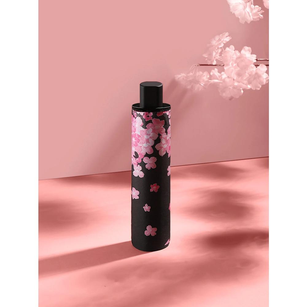 Sun Umbrella UV Protection Small Black Umbrella Sun Umbrella Black Rubber Umbrella Sun Protection Clear Umbrella