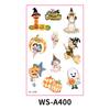 Halloween Candle Tattoo Stickers Halloween Party Candle Surface Decoration Cartoon Stickers DIY Cute 1PC