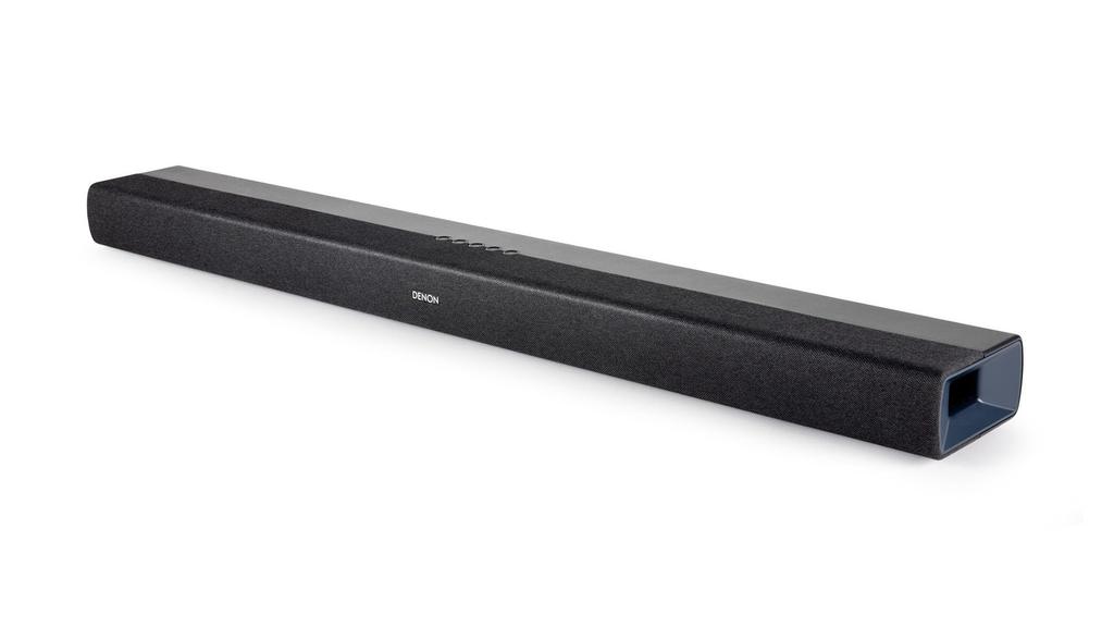 Denon Soundbar DHT-S218K with Built-in Dual Subwoofers, Dolby Atmos & Lossless Audio Support, Black