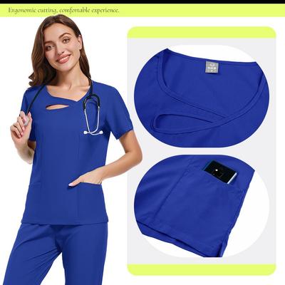 Женский быстросохнущий хирургический халат и комплект скрабов для детской больницы