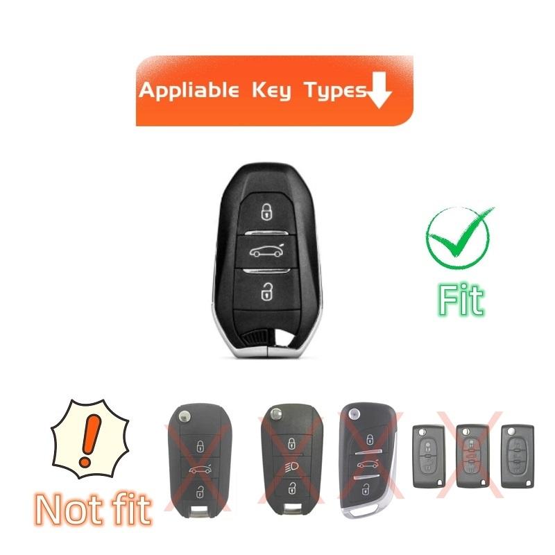 Чехол для брелока для Peugeot 2008 3008 4008 5008 308 408 508 Citroen C1 C2 C4 C6 C3-XR Picasso Grand DS3 DS5 Автомобильный брелок