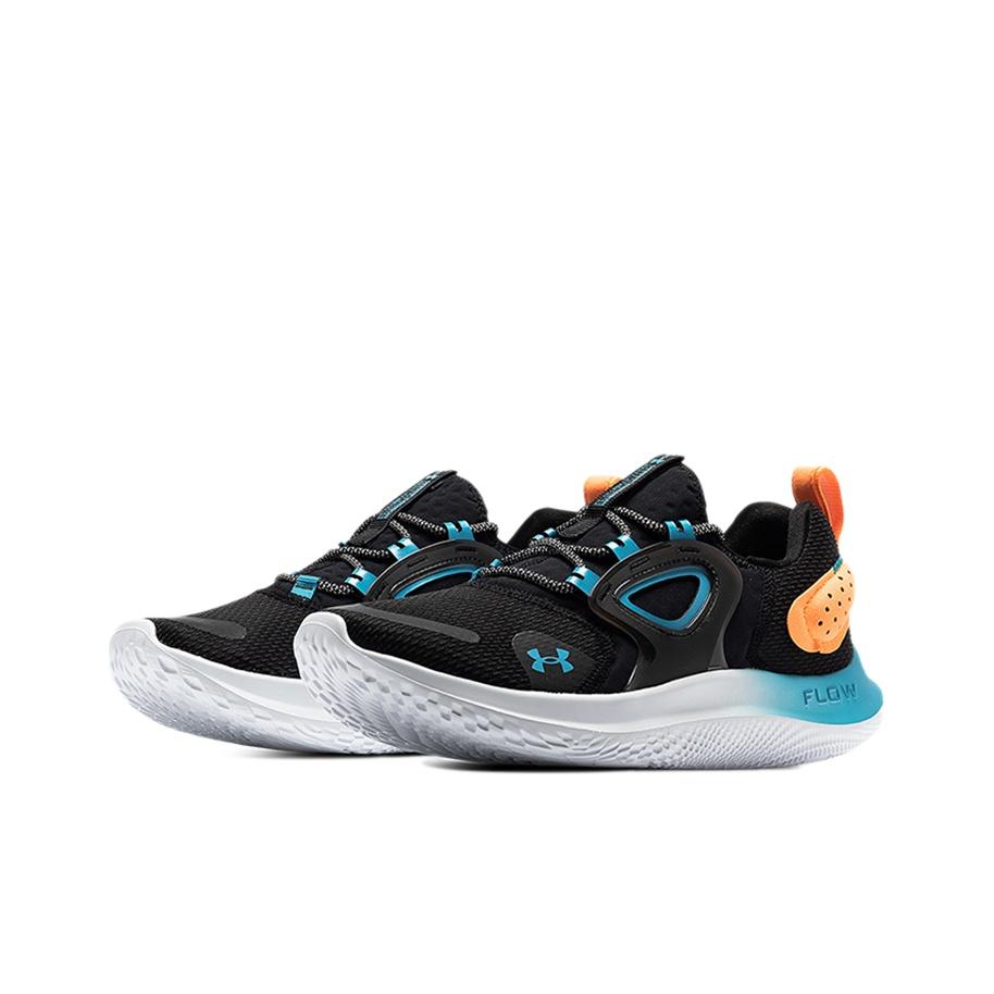 Under Armour Flow Velociti Wind Спортивная ткань Низкий верх Повседневные кроссовки для бега Мужские кроссовки Черный 3024197-001