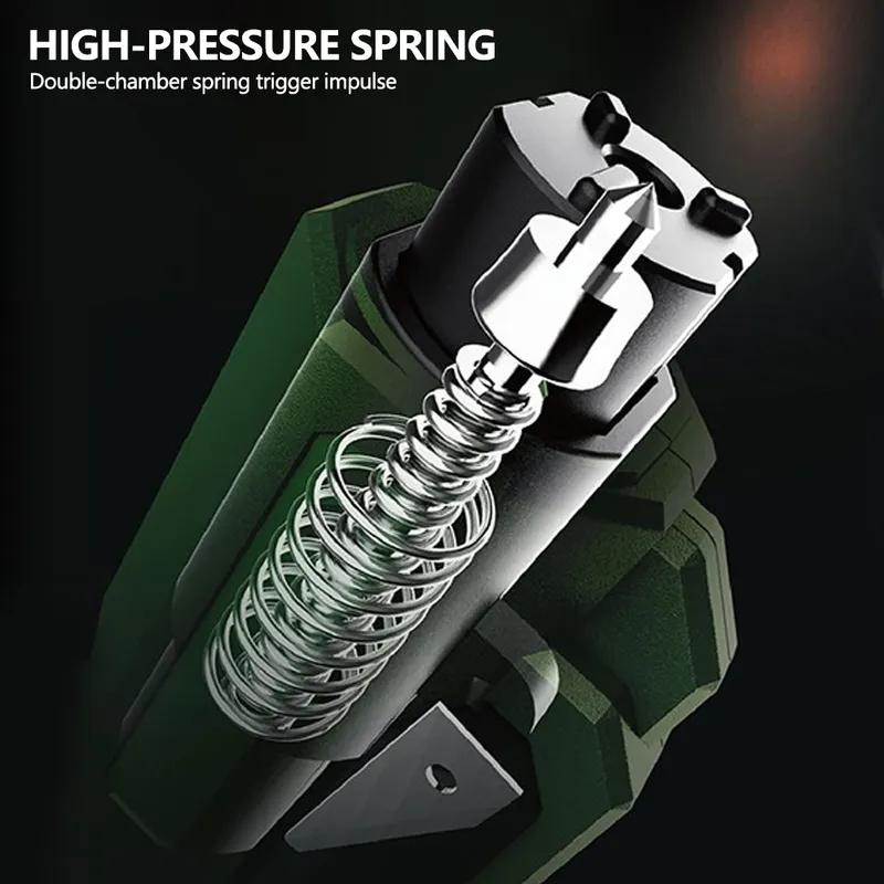 Portable Car Window Breaker Hammer Emergency Escape Tool with Seatbelt Cutting Multi-Function Safety Device Rescue Hammer