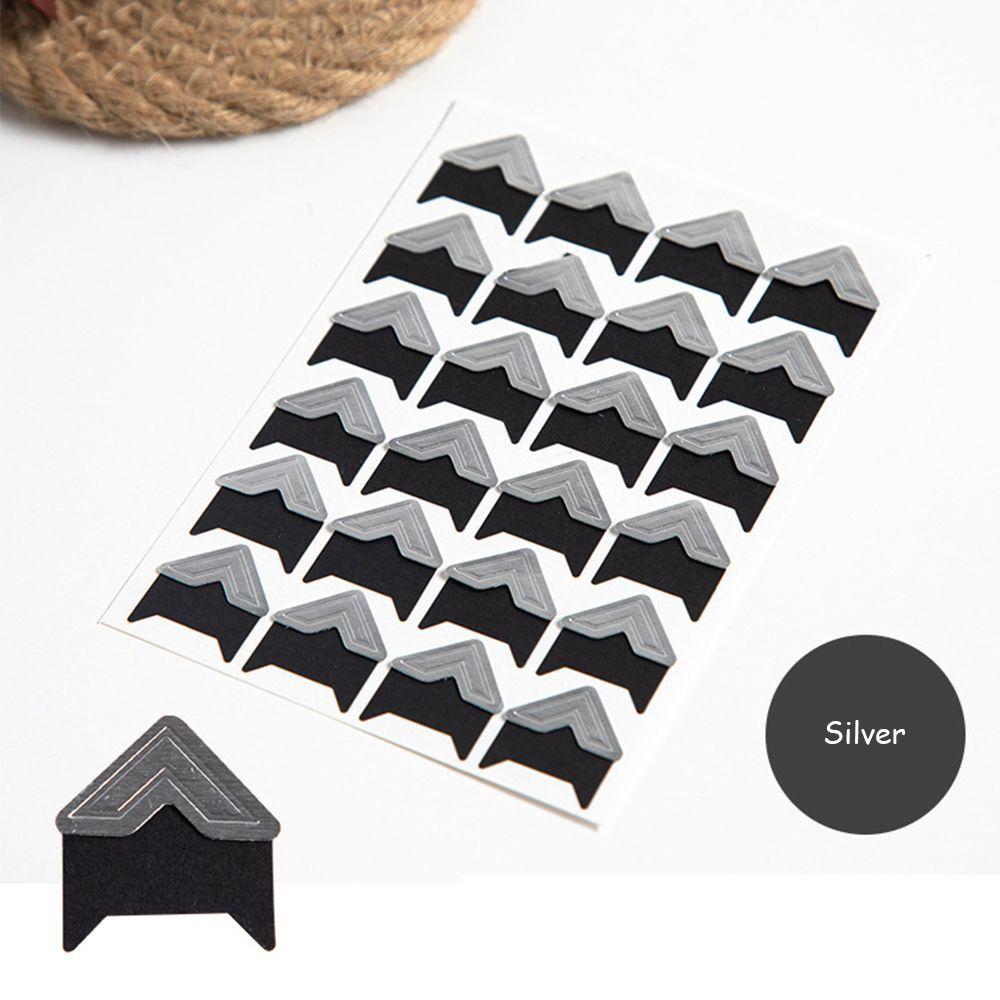 Ретро Аксессуары Крафт Бумага Украшение Скрапбукинг Фотоальбомы Рамка DIY Уголки-наклейки