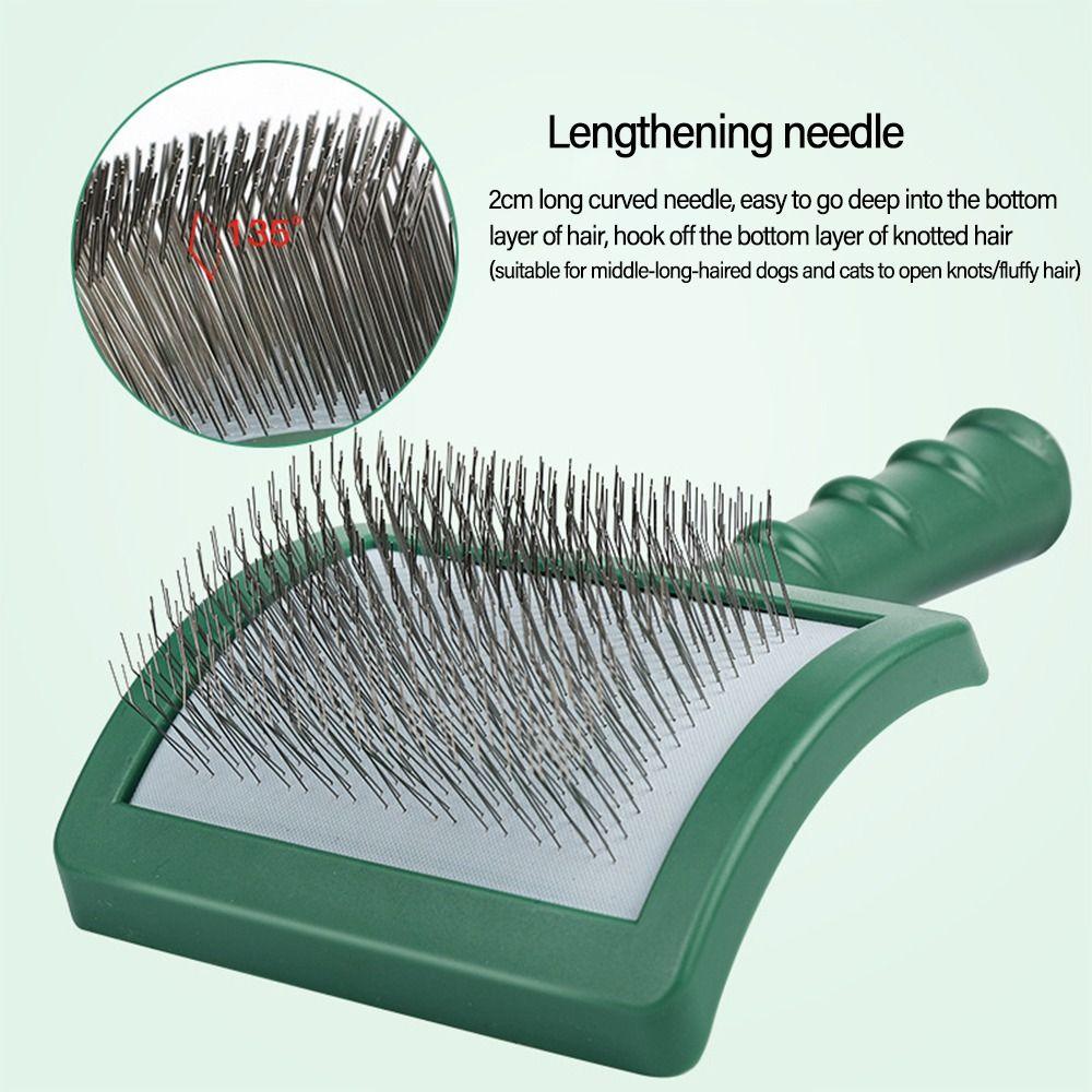 Long Pin For Tangles and Loose Fur Grooming Combs Pet Dematting Comb Dog Comb Pet Cleaning Brush