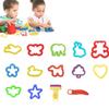 20pcs DIY Clay Mold Modeling Clay Kit Plastic Play Dough Tools Set for Children Kid Gift