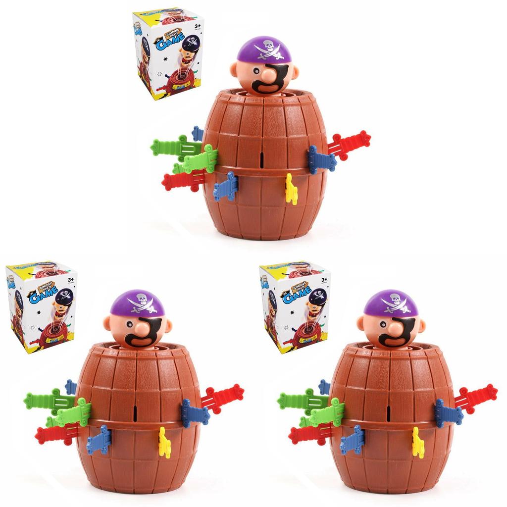 Colorful Super Pop Up Toy Pirate Barrel Game Provides Endless Fun For Kids
