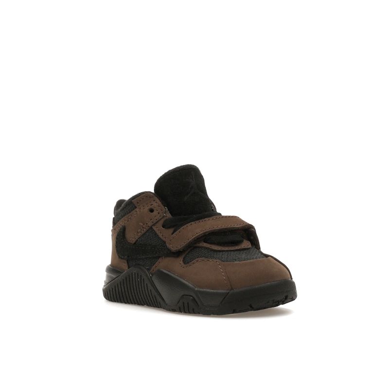 Кроссовки Air Jordan Travis Scott x Jordan Jumpman Jack TR TD Dark Mocha Baby коричневые черные парусные FJ2852-204