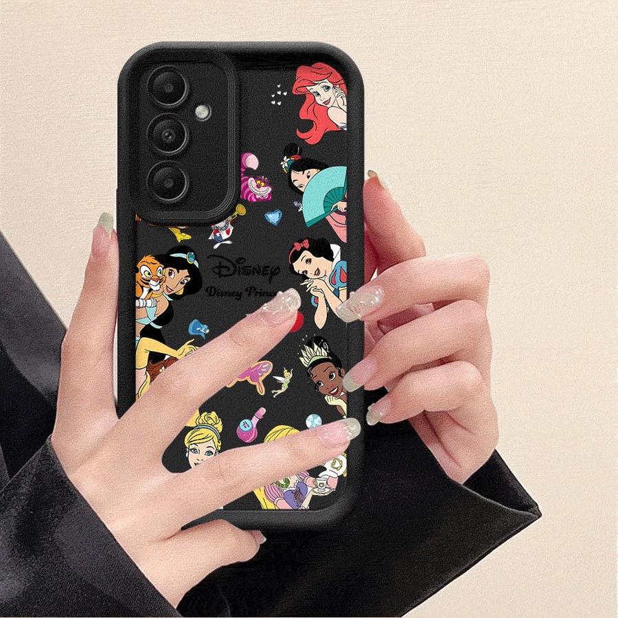 Милый чехол с принцессой для Galaxy A12 A13 A14 4G 5G A13 A22 5G A23 4G 5G A24 4G A32 4G 5G A33 5G A34 5G Матовый