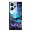 Чехол для Redmi Note 13 Pro Plus 5G Роскошный Закаленное Стекло Жесткие Задние Крышки Для Xiaomi Redmi Note 13 Pro Note13 5G Расписной Корпус