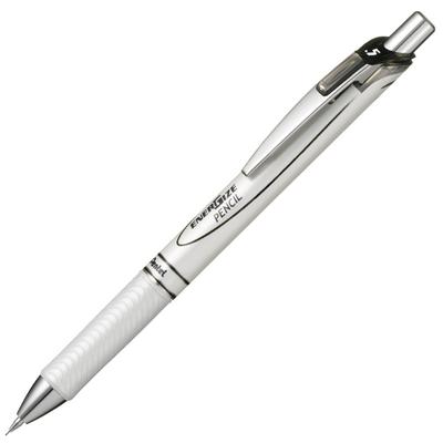 Механический карандаш Pentel EnerGel Pearl White Black 0.5 XPL75-AW