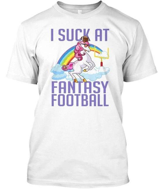 I Suck At Fantasy Football Funny T-shirt Made in the USA Size S to 5XL