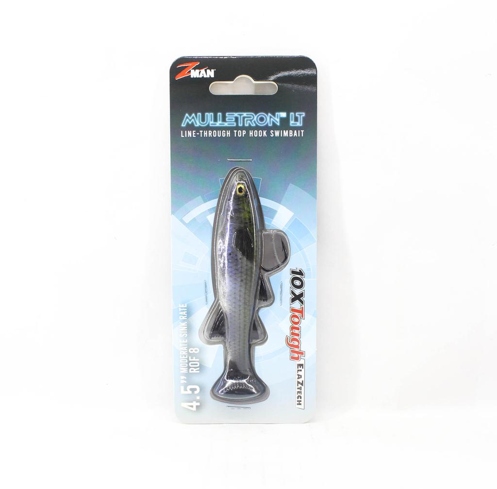 Zman Мягкая приманка Mulletron LT Swimbait 4,5 дюйма Mossback (6377)
