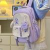 Large Capacity Schoolbag Female High Value High School Student Embroidered Backpack Cute Junior High School Student Backpack