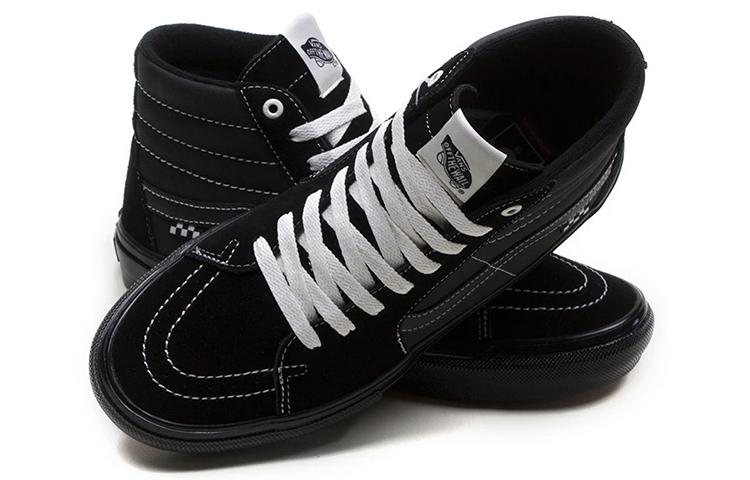 Vans Skate Classics SK8 HI Ретро-кеды для скейтбординга Унисекс Черные VN0A5FCCBLK