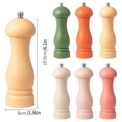 Перечница, с регулируемой мельницей, традиционная мельница для соли или перца, подходит для домашних кухонь, ресторанов или