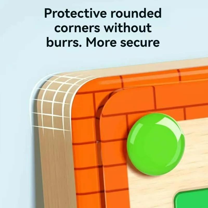 Новый детский магнитный лабиринт, шарик для ходьбы, классификация по цвету, тренировка концентрации внимания ребенка, развитие мышления для обучения письму, игрушка-головоломка