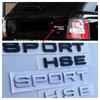 Новый хром Матовый серебристый Черный SPORT HSE Большие буквы Эмблема Значки на багажник Наклейка на автомобиль