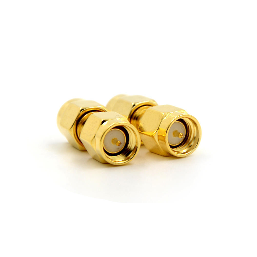 2 шт. SMA Male To SMA Male Plug In Series Rf Coaxial Adapter Connector