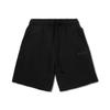 Li Ning Trendy Sports Series Simple Solid Color Straight Leg Lace-Up Casual Shorts Men Shorts Black AKSV521-1