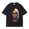 Rapper Sexyy Red Nicki Minaj Face Graphic Print T-shirt UnisexHip Hop Casual Oversized Tshirt Male Fashion Trend Streetwear