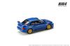 HJ64 1/64 Subaru Impreza 22B STi Версия (GC8) Автомобиль для ралли BASE CAR Углево-синий Готовая модель HJ647041BL
