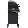 Gas Grill 4+1 Burners Black Steel