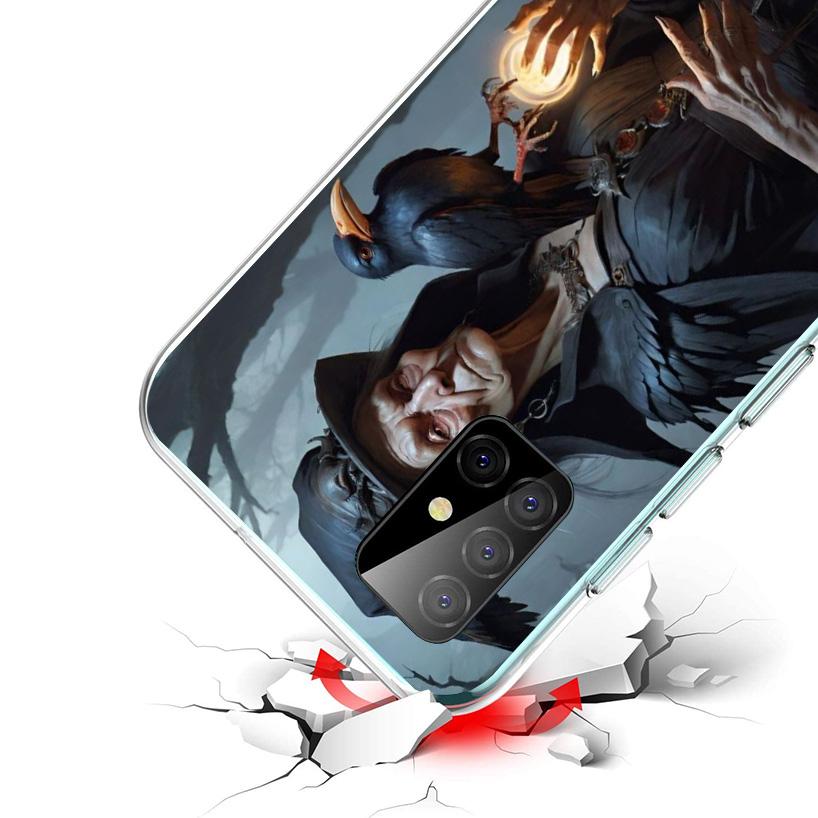 Halloween Moon Witch Horror Phone Case For Samsung Galaxy A17 A16 A15 A14 A13 A57 A56 A55 A54 A53 A37 A36 A35 A34 A33 A26 A25 A2