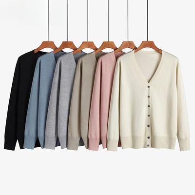 Вязаный кардиган оверсайз женский Осень 2025 Свитера Женские топы Женские кардиганы Белый кардиган для женщин Вязаная куртка