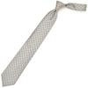 GUCCI brand GG tie, pattern, silver.